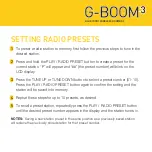 Preview for 10 page of G-project G-Boom 3 Manual