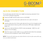 Preview for 14 page of G-project G-Boom 3 Manual