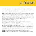 Preview for 18 page of G-project G-Boom 3 User Manual