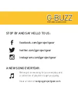 Preview for 3 page of G-project G-BUZZ User Manual