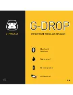 G-project G-DROP User Manual preview