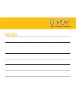 Preview for 15 page of G-project G-POP User Manual