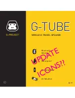 Preview for 1 page of G-project G-tube User Manual