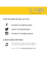 Preview for 3 page of G-project G-tube User Manual