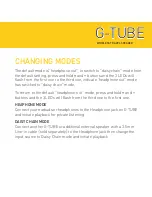 Preview for 9 page of G-project G-tube User Manual