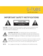 Preview for 13 page of G-project G-tube User Manual