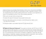 Предварительный просмотр 5 страницы G-project G-ZIP User Manual