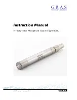 G.R.A.S. Type 40HL Instruction Manual preview