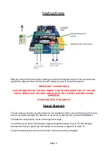 Предварительный просмотр 3 страницы G.S.M Activate 3G RF DOOR Manual