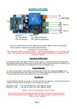 Предварительный просмотр 3 страницы G.S.M Activate 3GV4SW-240V Manual