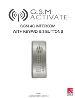 Предварительный просмотр 1 страницы G.S.M Activate 4GINTV5-3 Manual