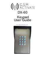 G.S.M Activate DX-60 User Manual preview