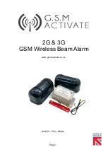 Предварительный просмотр 1 страницы G.S.M Activate ECO-BEAM Manual