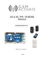 Предварительный просмотр 1 страницы G.S.M Activate IR BEAM Manual