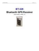 G Sat BT-328 User Manual preview