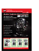 G-Shock GRAVITYMASTER GPW-1000 Quick Operation Manual preview