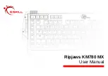 Preview for 1 page of G.SKILL Ripjaws KM780 MX User Manual