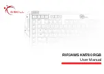 Предварительный просмотр 1 страницы G.SKILL RIPJAWS KM780 RGB User Manual