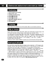 Preview for 28 page of G-Systems GSE electronic ballast User Manual