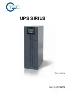G-Tec Sirius 10 kVA User Manual preview