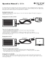 G-Tech 5255A Operation Manual предпросмотр