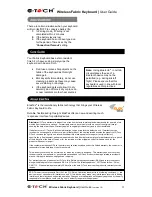 Preview for 11 page of G-Tech ETP-1833 User Manual