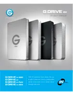 Preview for 1 page of G-Technology G-Drive ev Product Manual