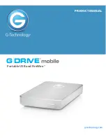 G-Technology G-DRIVE mobile USB Product Manual preview