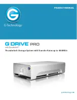 Предварительный просмотр 1 страницы G-Technology G Drive Pro Product Manual