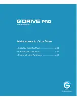 Предварительный просмотр 13 страницы G-Technology G Drive Pro Product Manual