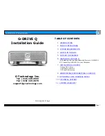 Предварительный просмотр 1 страницы G-Technology G-DRIVE Q Installation Manual