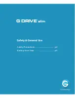 Preview for 3 page of G-Technology G Drive slim Product Manual