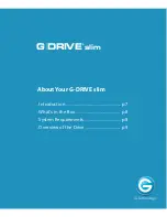 Preview for 6 page of G-Technology G Drive slim Product Manual