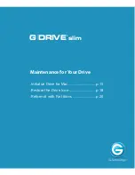 Preview for 14 page of G-Technology G Drive slim Product Manual