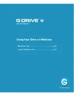 Предварительный просмотр 25 страницы G-Technology G-DRIVE with Thunderbolt Product Manual