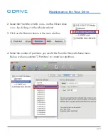 Предварительный просмотр 22 страницы G-Technology G DRIVE User Manual