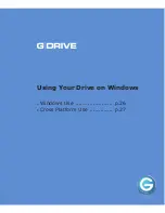 Предварительный просмотр 25 страницы G-Technology G DRIVE User Manual