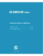 Preview for 25 page of G-Technology G-Mini Product Manual