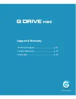 Preview for 30 page of G-Technology G-Mini Product Manual