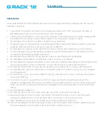 Preview for 3 page of G-Technology G Rack 12 Essentials Manual