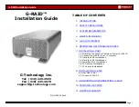 G-Technology G-RAID Studio Install Manual preview