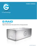 G-Technology G-RAID Studio Product Manual preview