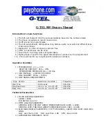 G-TEL Enterprises 505 Owner'S Manual preview