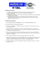 Предварительный просмотр 2 страницы G-TEL Enterprises 505 Owner'S Manual