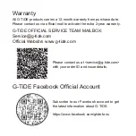 Предварительный просмотр 3 страницы G-Tide R1 User Manual