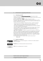 Предварительный просмотр 107 страницы G-U BKS B-2193 Series Installation Instructions Manual