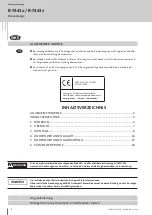 Preview for 2 page of G-U BKS B-744 Series Installation Instructions Manual