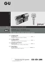 G-U BKS Janus 45 Series Assembly Instructions Manual preview