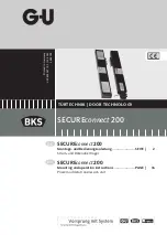 G-U BKS SecureConnect 200 Mounting And Operation Instructions preview