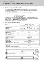 Preview for 4 page of G-U ELTRAL K25 Installation And Operating Instructions Manual